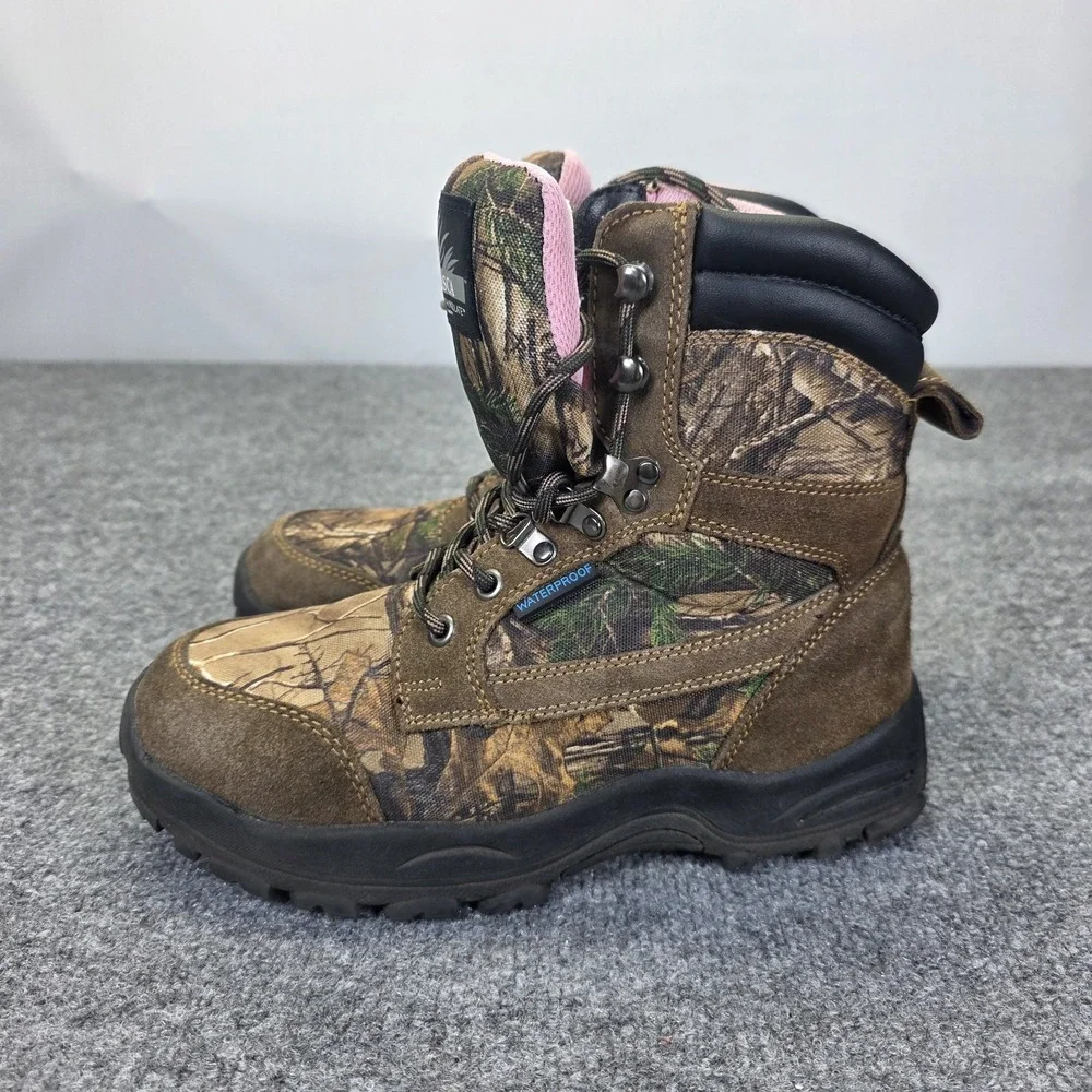 3M Itasca Mens Thinsulate Camouflage Camo‎ Waterproof Hunting Hiking Boots Sz 8